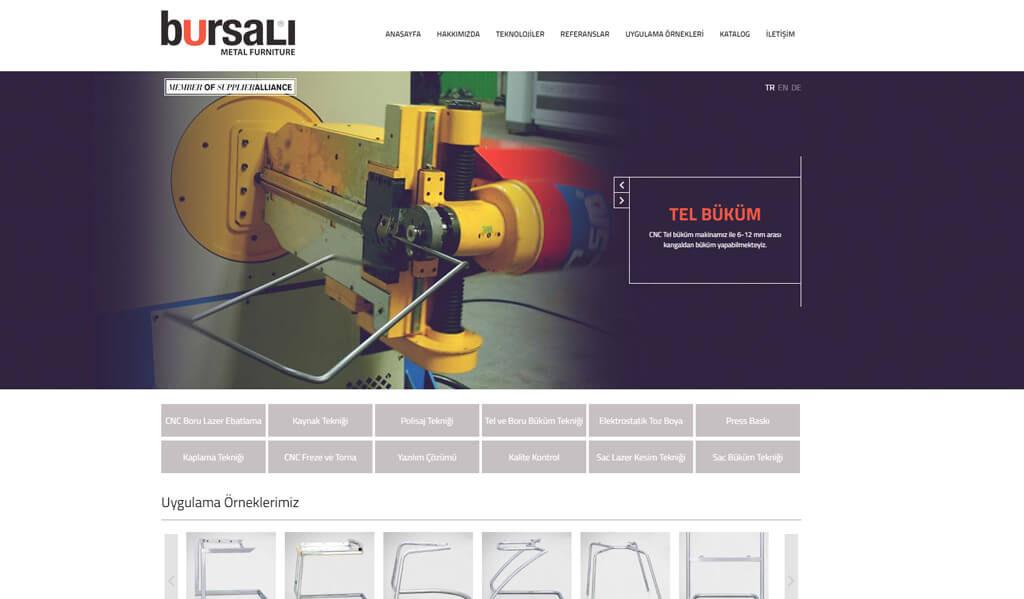 Bursalı Metal Web Sitesi